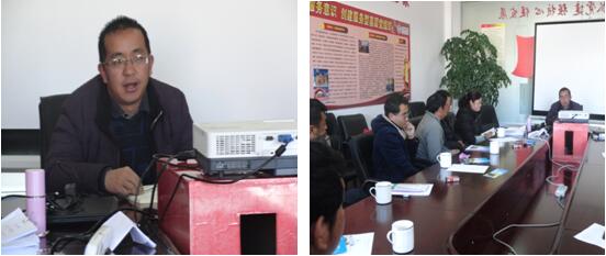 迪庆州移动公司综合部和总经理在安全培训会上讲话。